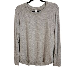 Athleta Women's Gray Long Sleeve Top Casual Everyday Shirt